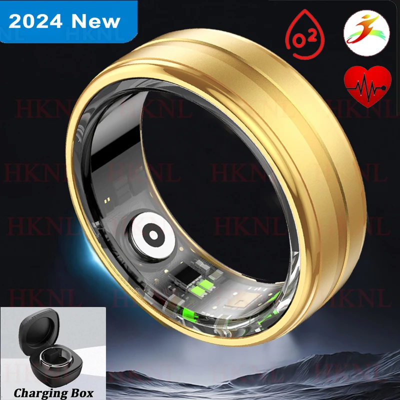 

Smart Ring Men Women Heart Rate Blood Oxygen Sleep Health Monitor Sport Activity Fitness Tracker Ring R06 for Android IOS 2024