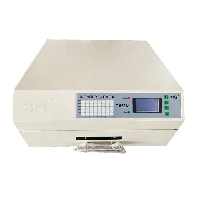 For PUHUI T-962A+ Infrared IC Heater T962A+ Reflow OvenFor  BGA SMD SMT LED PCB Rework Station For T 962A Plug Soldering Station