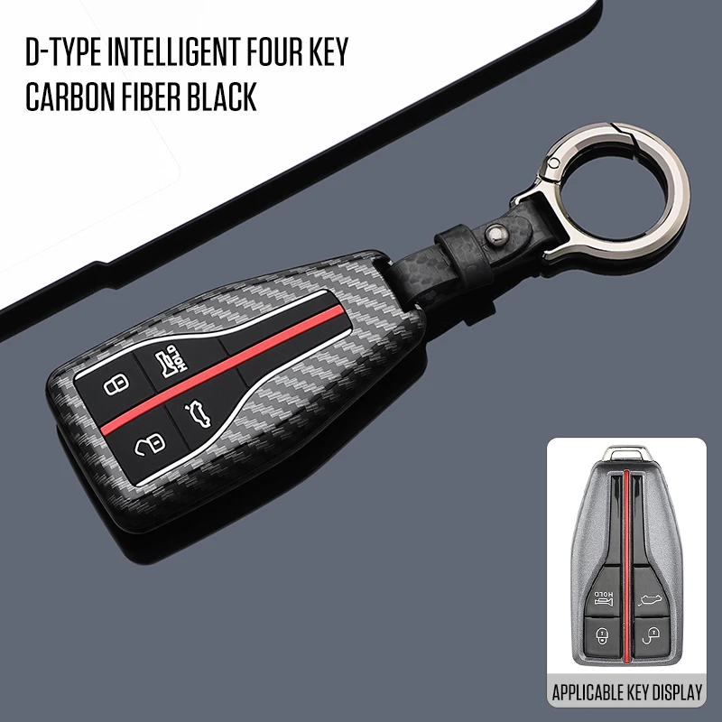 

ABS Plastic Car Key Cover Case Bag Shell for Hongqi HS5 H5 H9 HS7 H7 L5 HS3 L9 Shell Protector Auto Keychain Accessories