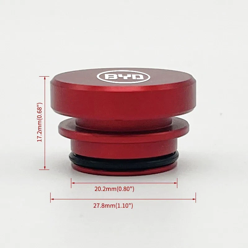 Alloy Car Cigarette Lighter Button Caps Cover Accessories for BYD ATTO Seal U Dolphin Seagull Tang Han Yuan UP DENZA D9 SHARK 6