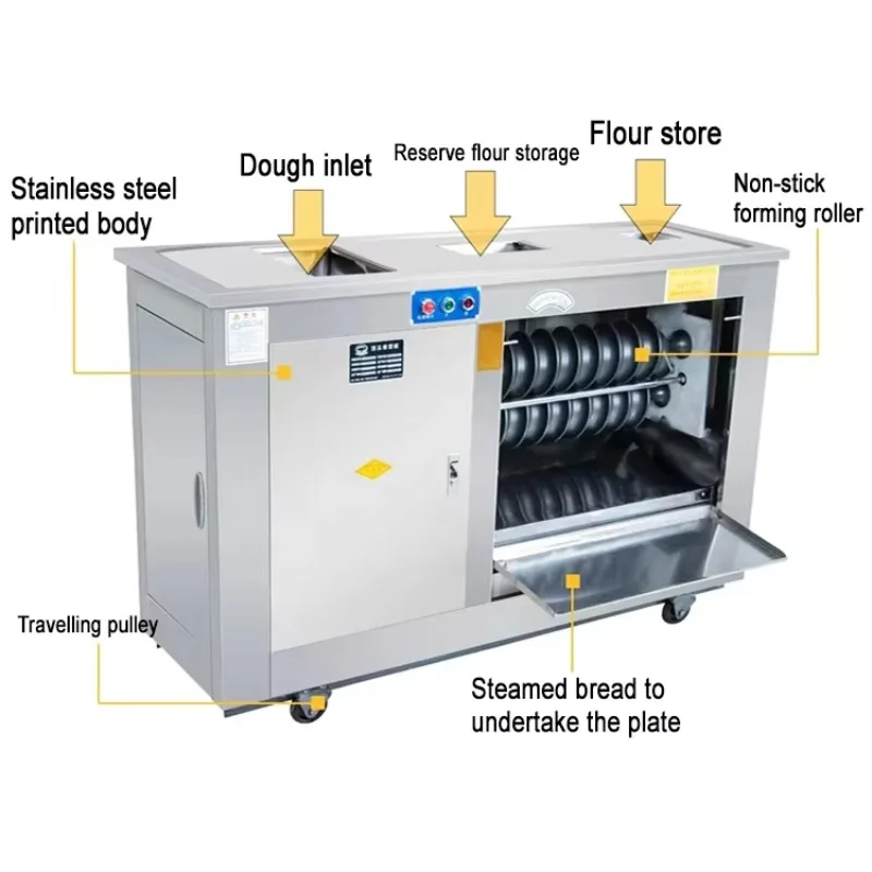 مقسم عجين الخبز/البيتزا الأوتوماتيكي عالي الجودة والسعر المنخفض، كفاءة عالية وسهل التشغيل