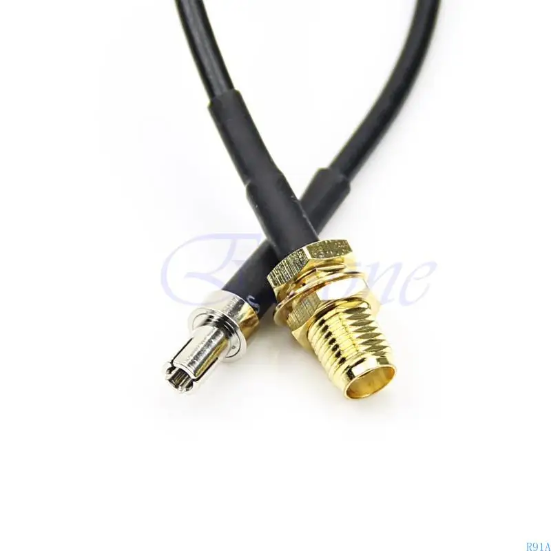 R91A SMA MUNCE feminino para TS9 Straight Male Plug Plug Antenna Extensão do do
