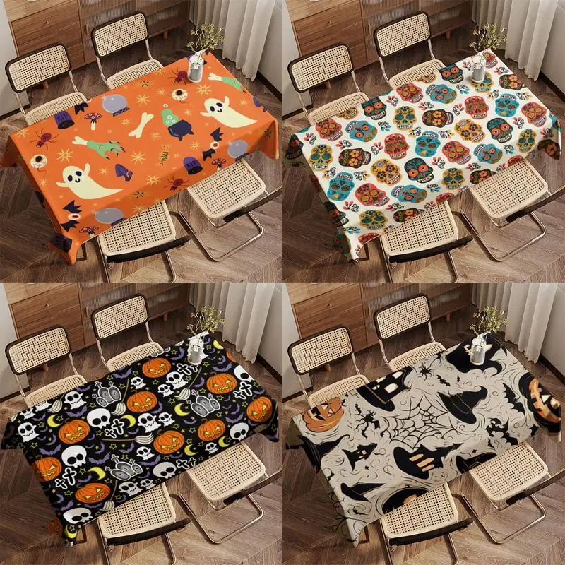 

Halloween-themed Tablecloth Restaurant Kitchen Tablecloth Living Room Home Decoration Rectangular Party Decoration