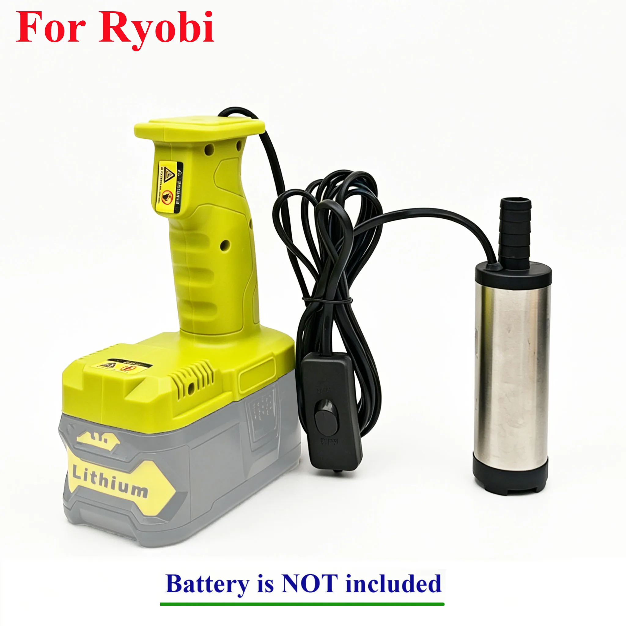 Auto-Öl-Diesel-Tauchpumpe für Makita 18V Lithium-Akkus, zum Pumpen von Wasser, kompatibel mit Ryobi, DeWalt, Milwaukee und Bosch. – Detail 37