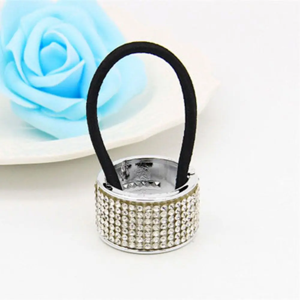

Plastic Elastic Ponytail Holder Scrunchy Holders Crystal Gum Girls Pearl Headwear Hair Ring Hairband Buckle Cuffs