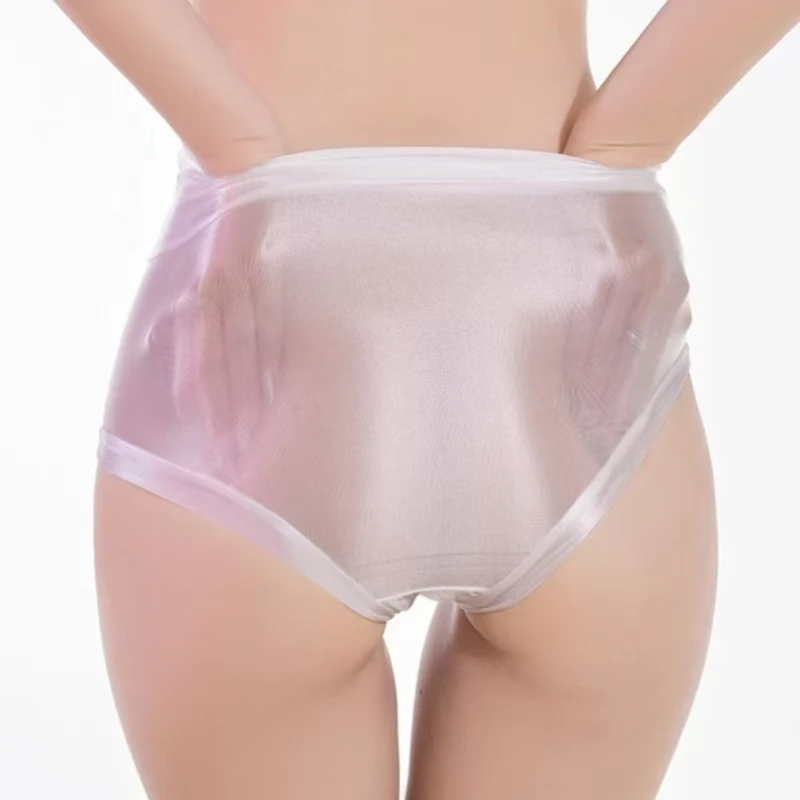 Ladies' Ice-cold Breathable Briefs Silky Skin-friendly High-stretch Buttocks High Waist And Close-fitting Underwear