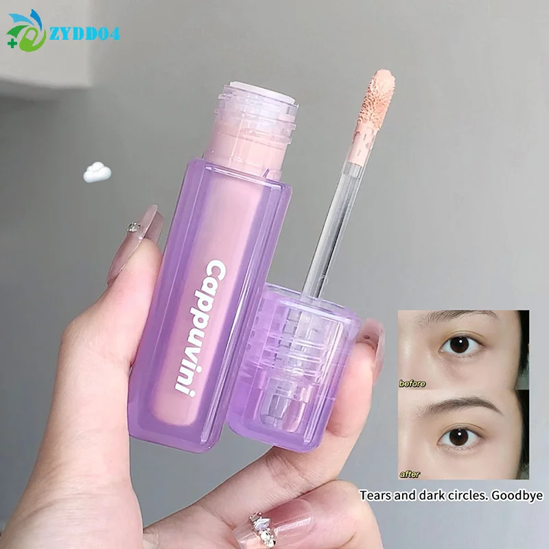 ●Liquid Concealer Lightweight Dark Circle Blemish Pore - Minimizing Creamy Concealer Natural Finish For Sensitive Skin Makeup