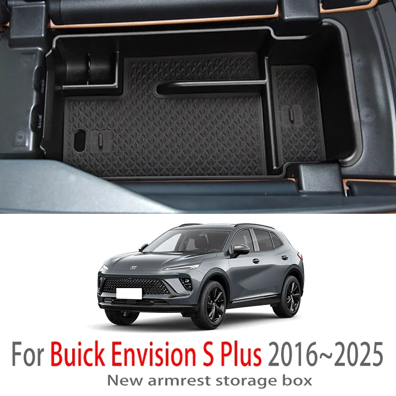 

Car Accessories For Buick Envision S Plus 2016~2025 2020 Center Console Armrest Storage Box Multifunctional Storage Auto Parts