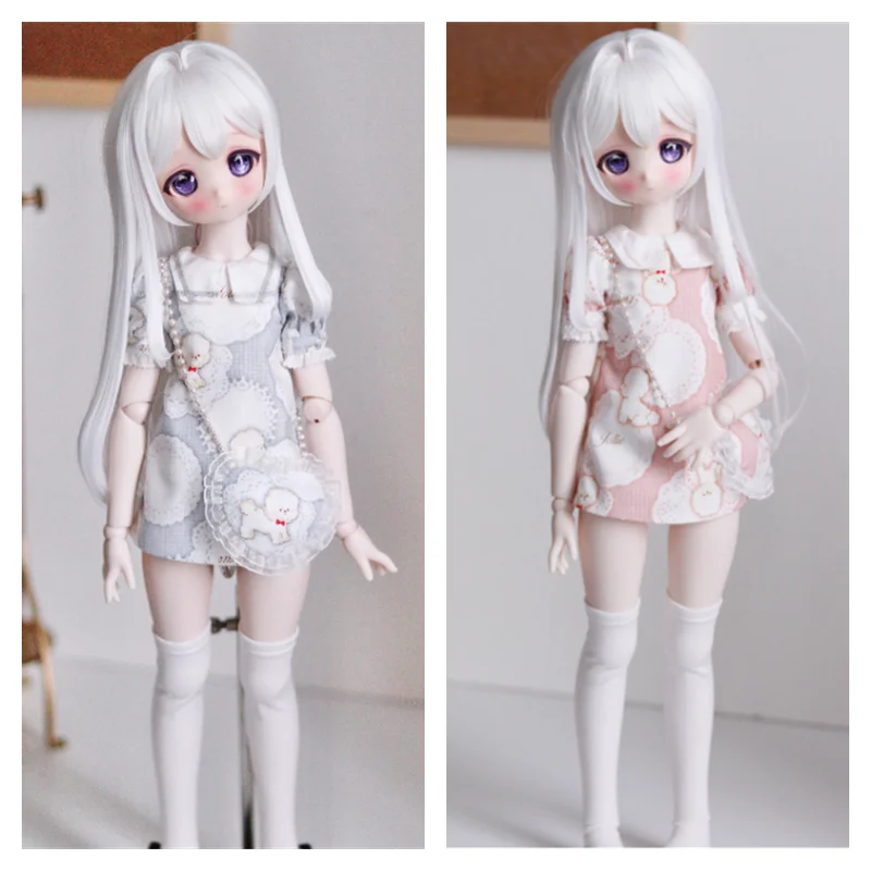 BJD Doll Clothes Skirt Outfit For 1/4 MSD MDD Doll Accessories Dress Up Gift Diy Clothes(No Doll)