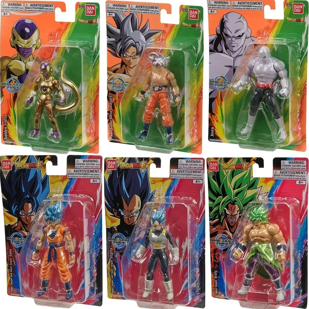 Anime Dragon Ball Bandai Shf Super Evolve Ultra Instinct Ssj Blue Goku Vegeta Jiren Broli Gold Frieza Action Figure Toy