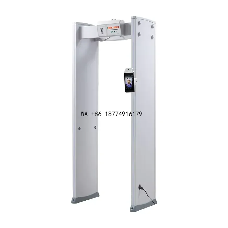 wmwmnu Security Guard Metal Detector Face Recognition Door with Terminal Thermometer Support QR CodeOEM