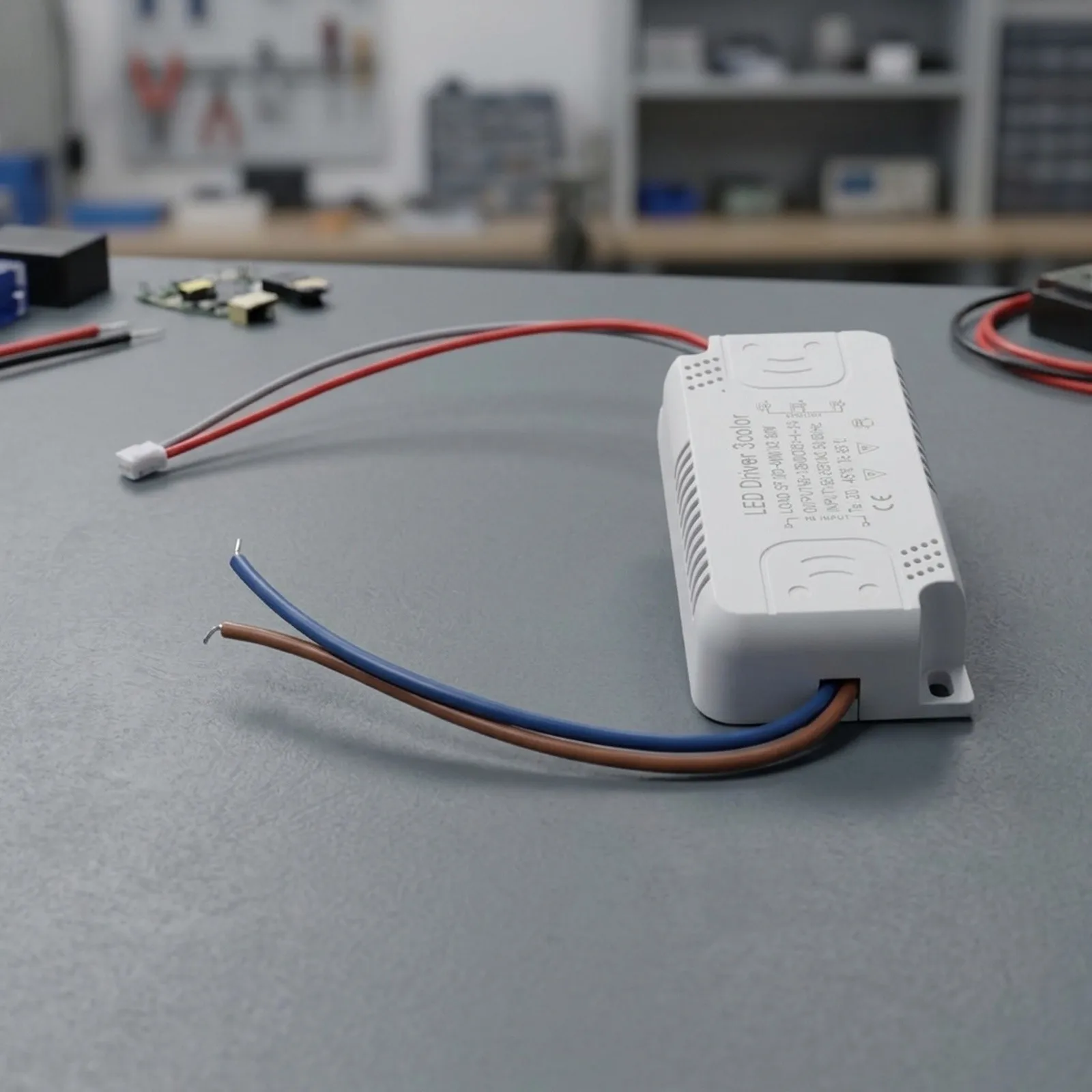 LED Power Supply Driver Compatible with 3-Color Downlight and For Transformer AC165-265V Input Range 24W to 60W Output Capacity