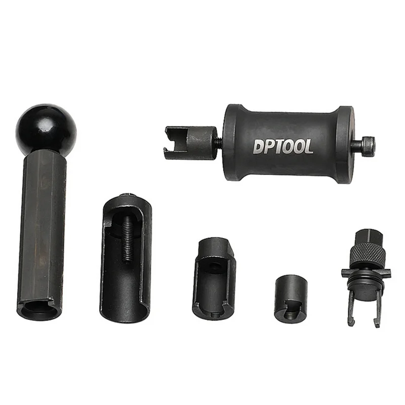 18-Piece Set of Fuel Injector Removal Tools Special Tools for Removing Fuel Injectors Fuel Injector Slide Hammer Puller T10133