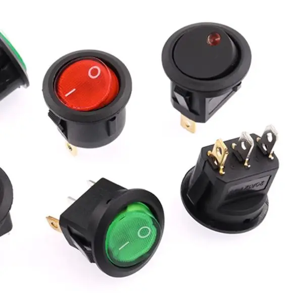 Produktbild von YFUK 10 Stück Taster-Schalter 5,8x5,8x10 Mm – 6-polig, Rastend, Selbstsichernd – Für Haushaltsgeräte & Elektronik