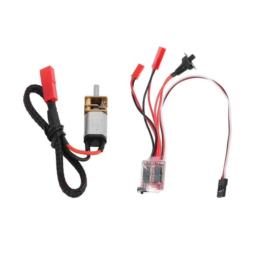 N20 Mini Metal Gear Motor 200RPM DC Motor and 30A ESC for Orlando Hunter 1/35 RC Car Upgrade Parts