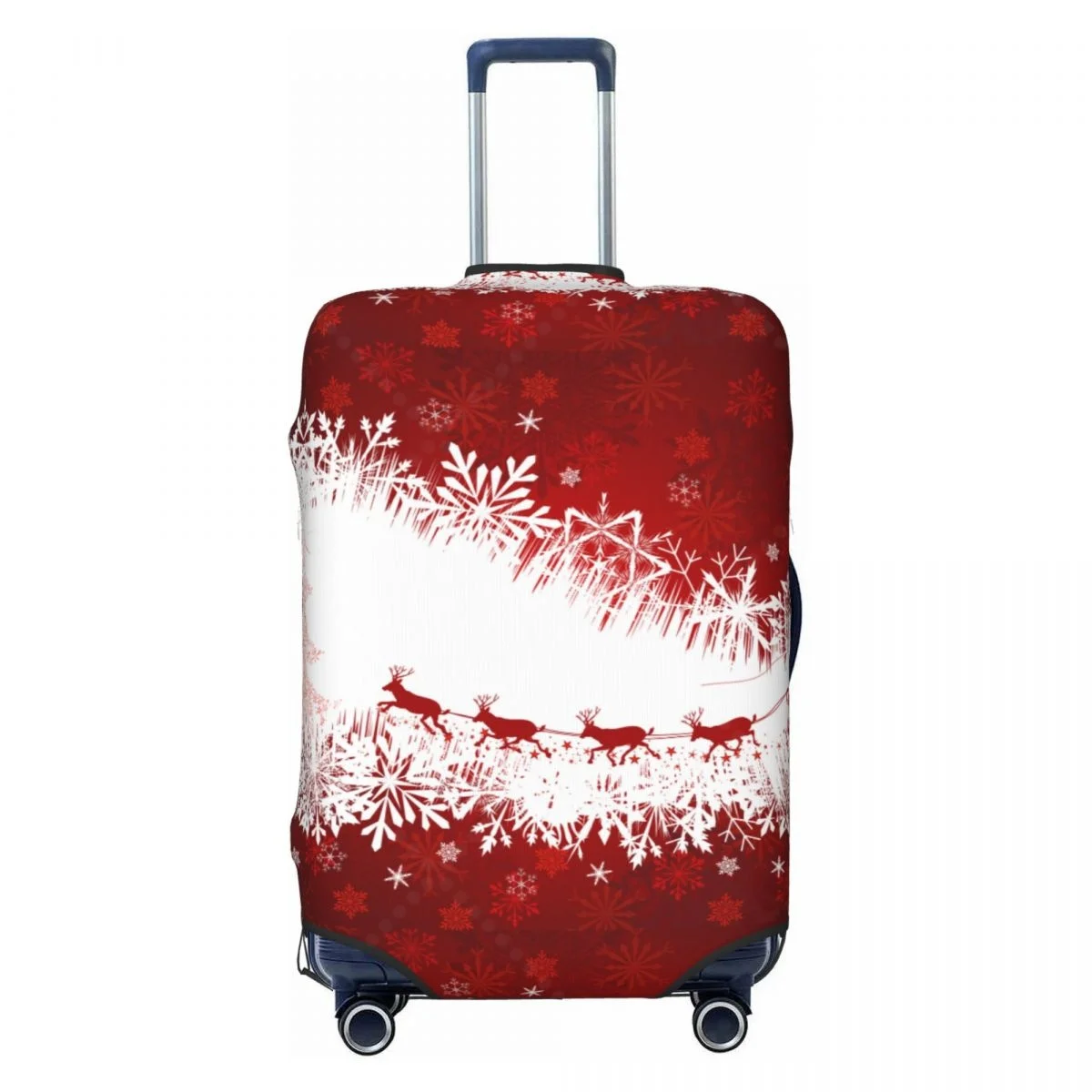 عيد الميلاد موضوع غطاء الأمتعة حقيبة حامي رشاقته مرونة الغبار مغطاة المضادة للخدش واقية 18-32 بوصة