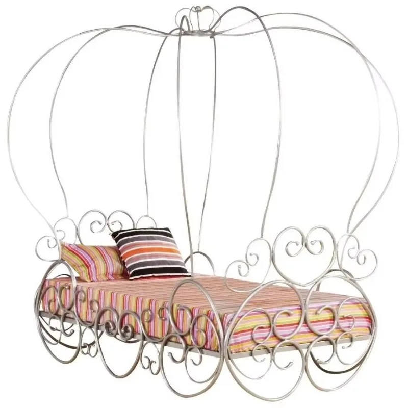 

European canopy bed frame tufted soft platform bed with storage furniture