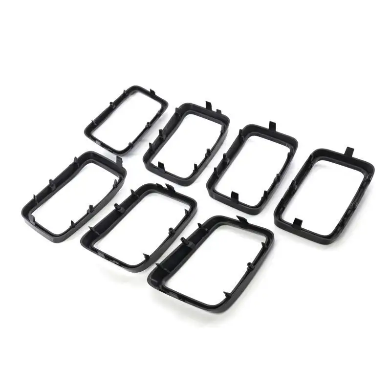 

Auto Front Grille Insert Mesh Vent Bezel Ring Outlet for 7pcs