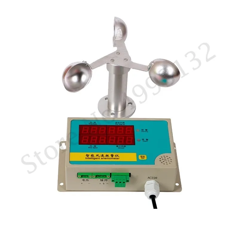 Tower Crane Anemometer Wind Speed Sensor Measurement Meter Alarm