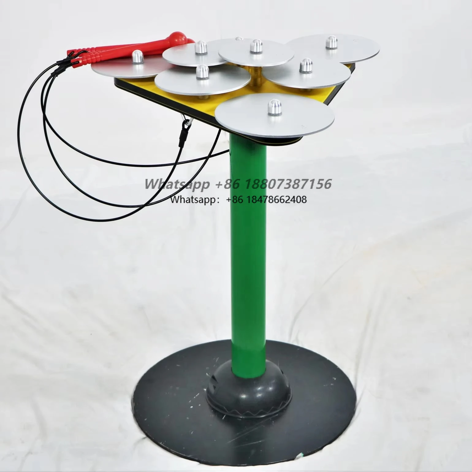 

Aluminum & Steel Playground Equipment Lilypad Cymbals for Neighborhood Parks School Shopping Mall Occasions