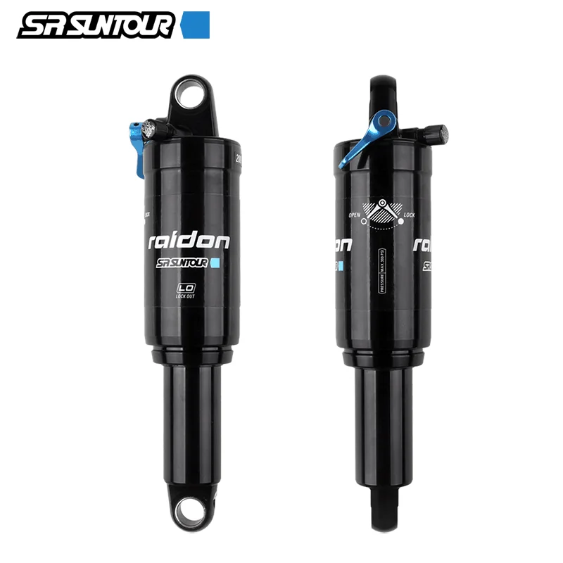 SR SUNTOUR Bicycle Rear Shock 165mm 190mm 200mm MTB Mountain Bike XC Air Suspension Absorber Hydraulic Speed Lockout