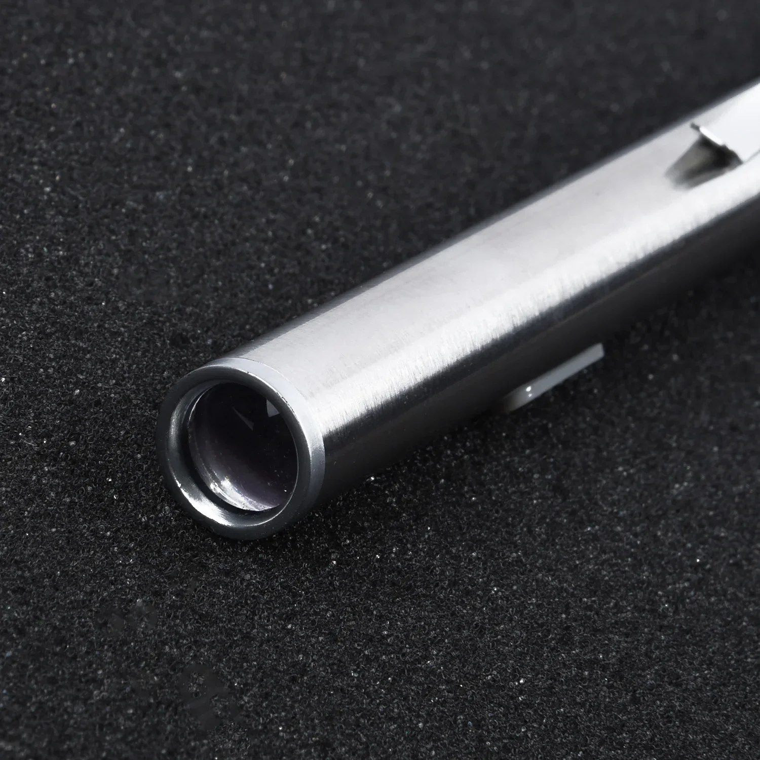 Hot Sale New Portable Useful High Quality Flashlight LED Light Stainless Steel Torch 13*1.3*1.3 cm Camping Lamp Mini Pen