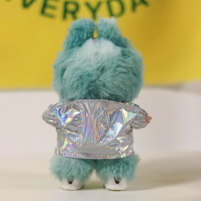 Vintage Trenchcoat Skateboard Ski Board für Labubu 3.0 Puppe Skibekleidungsset für Ropa Labubu Puppen Kleidungszubehör