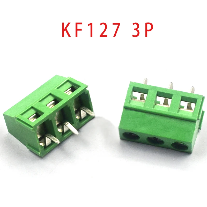 5pcs KF127 5.00MM 2P 3P 4P Terminal post KF127 2P 3P spacing 5.0MM can be spliced ​​screw type 300V / 10A