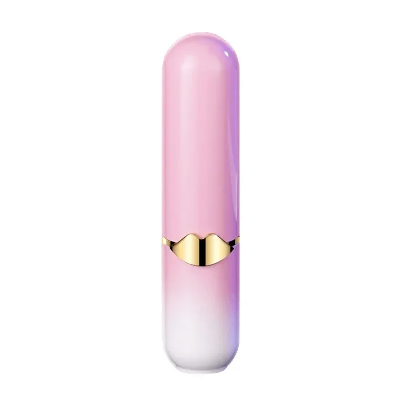 Metal Winproof Gradient Color Lipstick Lighter for Women High-value Butane Gas Trend Gift Smoking Gadgets Cigarette Accessories