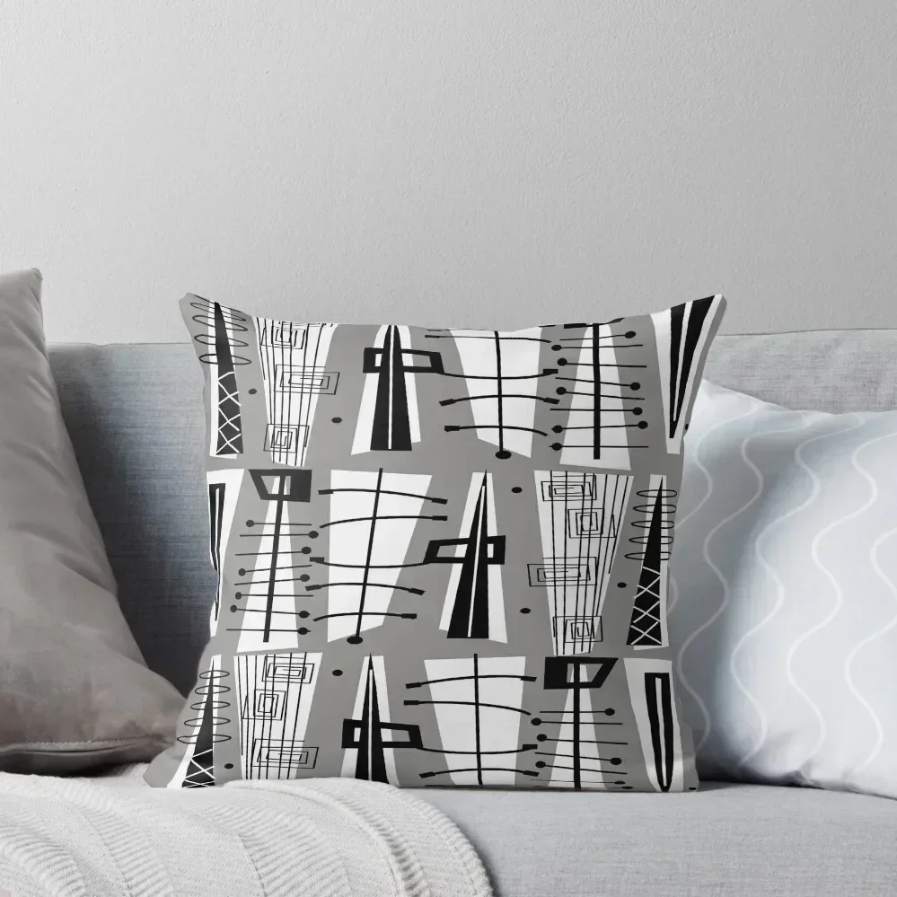 Mid-Century Atomic Era Throw Pillow Sofa Cushions Pillowcase Cushion pillow