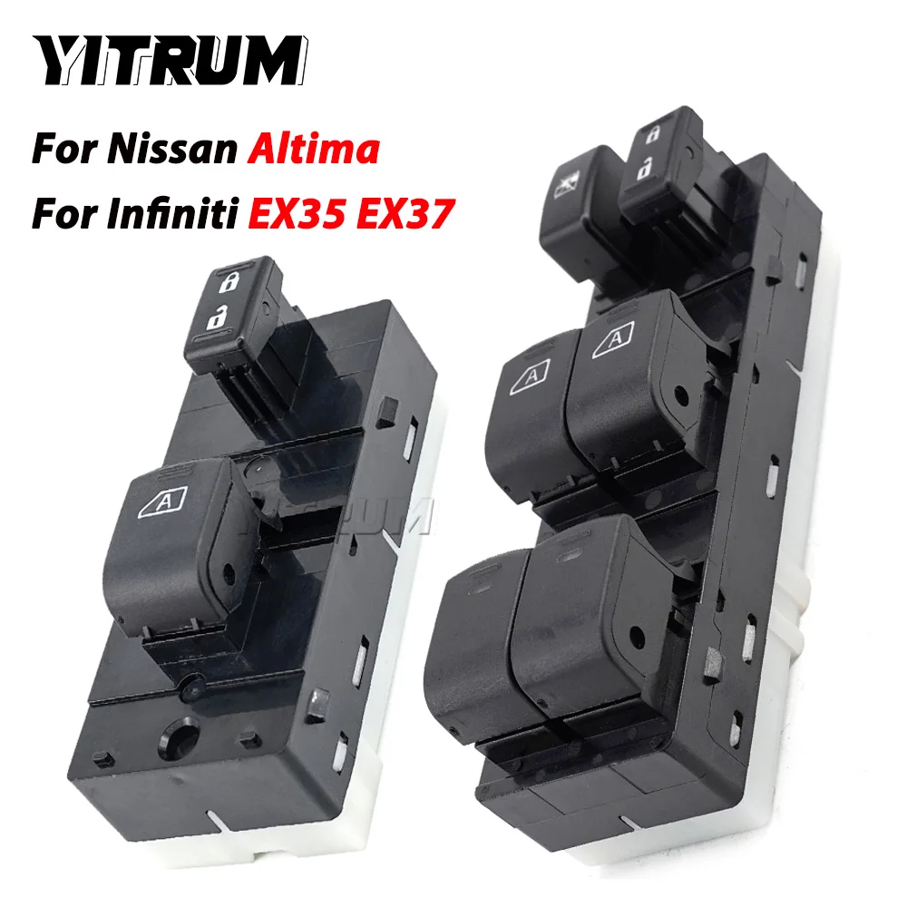 YITRUM Electric Power Window Master Control Switch For Nissan Altima Sedan 4-Door 2007 2008 2009 2010 2011 2012,25401-ZN50C