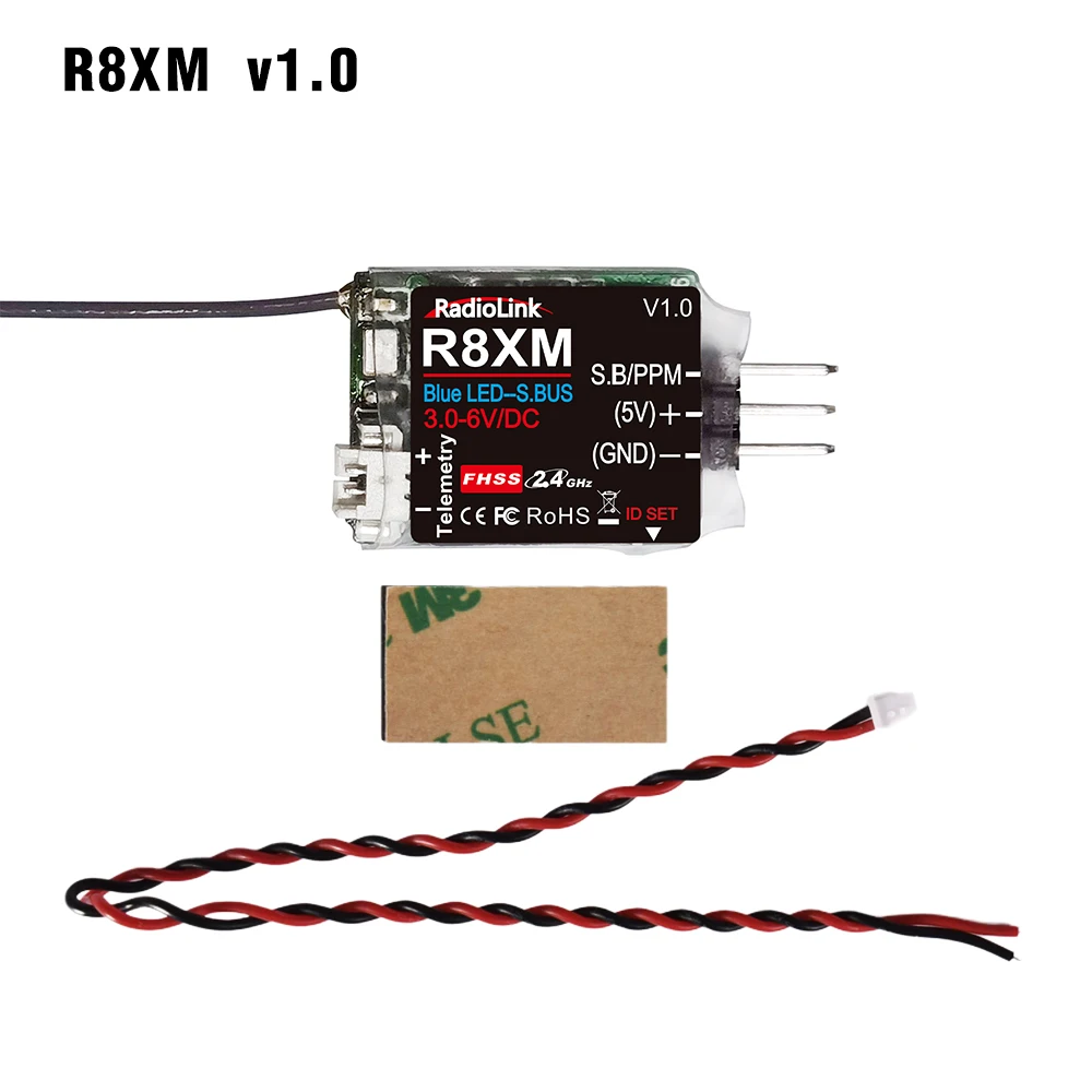 RadioLink RC Receiver R8FGH R8FG R8EF R8FM R8SM R8XM R7FG R6FG R6F R4FGM 2.4G Receiver