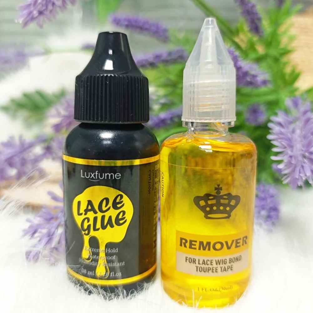 38ml vades Wig installation kit set wig lace glue Super Lace Glue For Lace Wigs/Toupee/Closure Waterproof lace wig glue