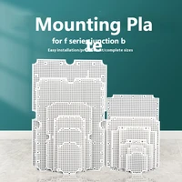 Tablero Base para caja de conexiones eléctrica impermeable serie F, placa de montaje de una pieza para caja de interruptor de distribución, plástico ABS
