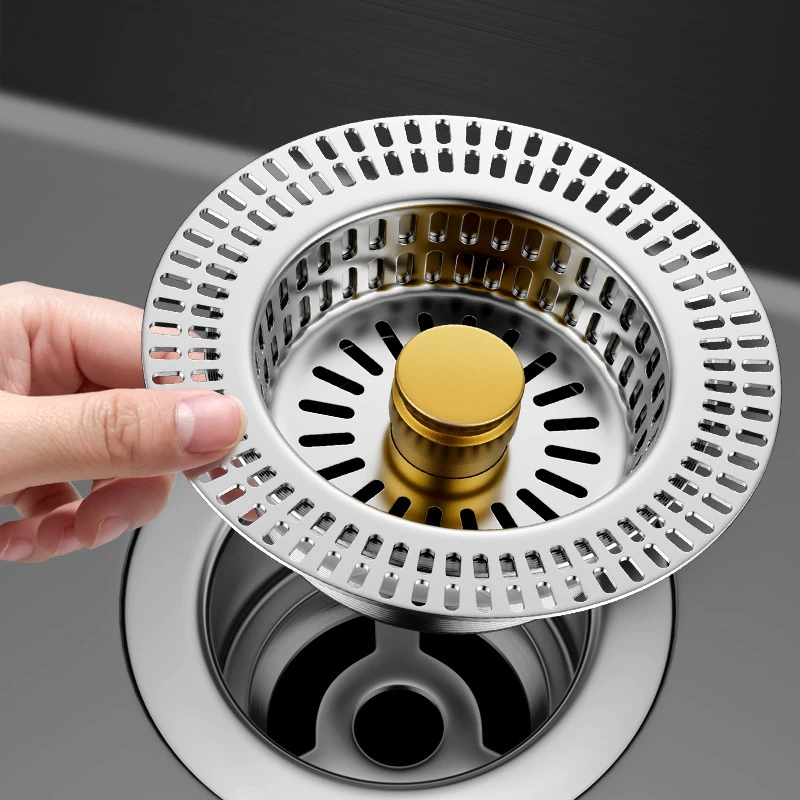 

Kitchen Sink Drain Strainer Sink Drain Plug Food Waste Catcher Plug With Filter Basket For Home Bathroom Kitchen Sink Filter
