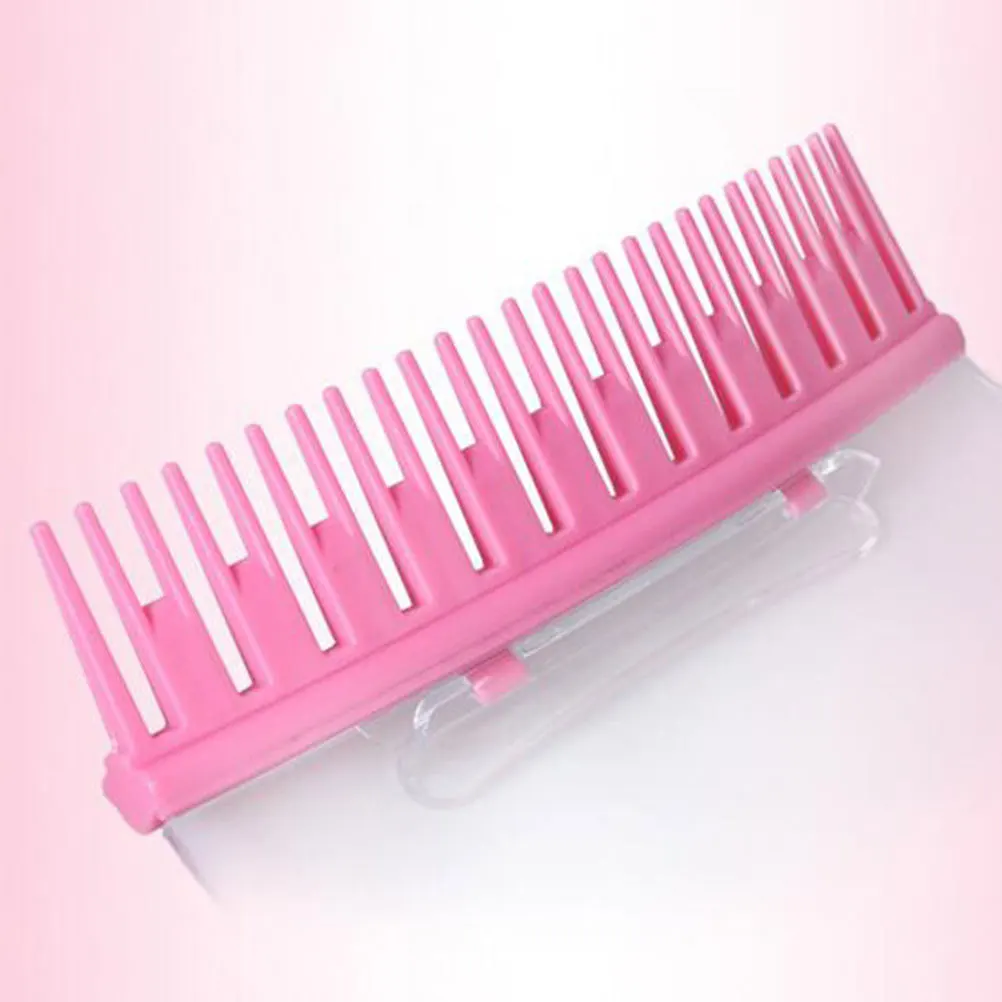 Портативная профессиональная афро-гребень для челки, инструмент для укладки волос с бахромой, прочный высококачественный материал, легкая очистка расческа для волос