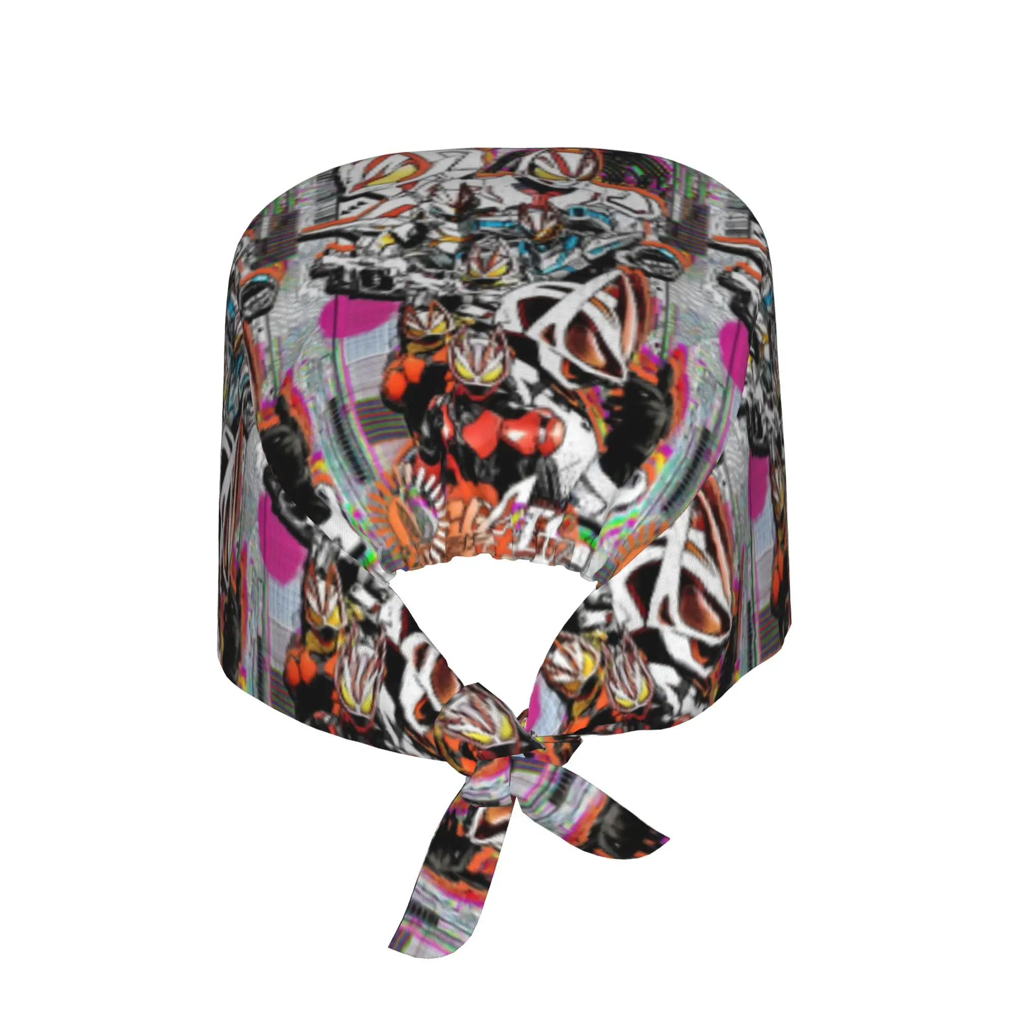 

Custom K-Kamenes Rider‌ Hot Comic Cleaning Working Cap Comfortable Unisex Comic Scrub Cap Surgicals Hat Nurse Scrubs Hat Nurse