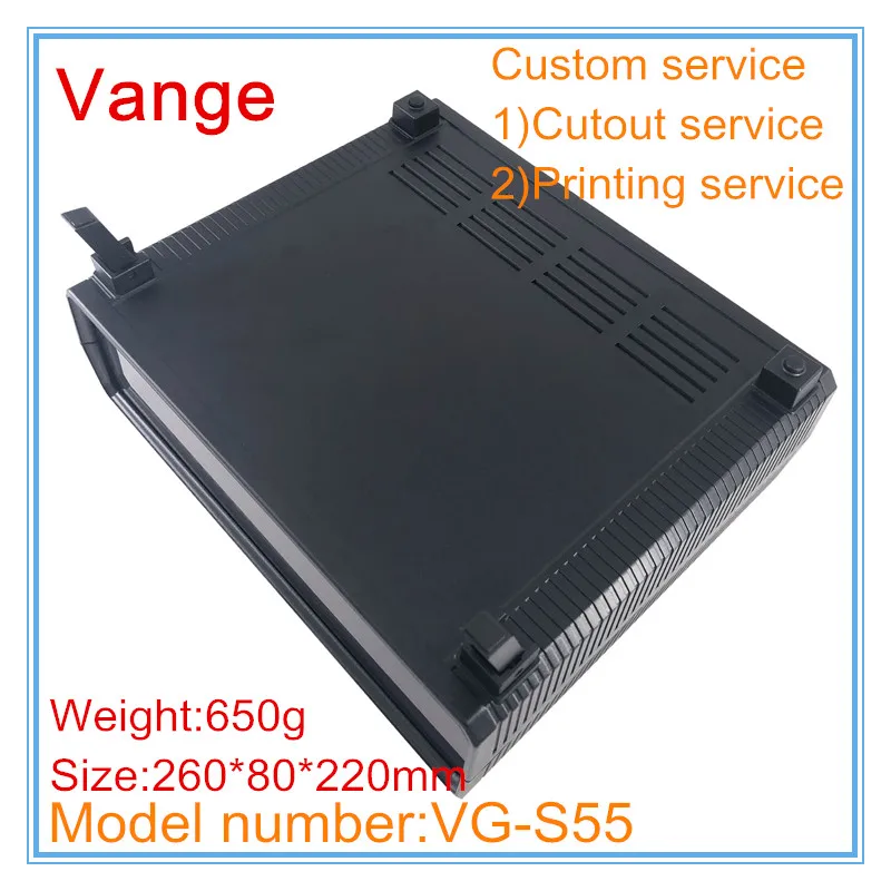 Vange device PCB housing 260*80*220mm ABS plastic project box