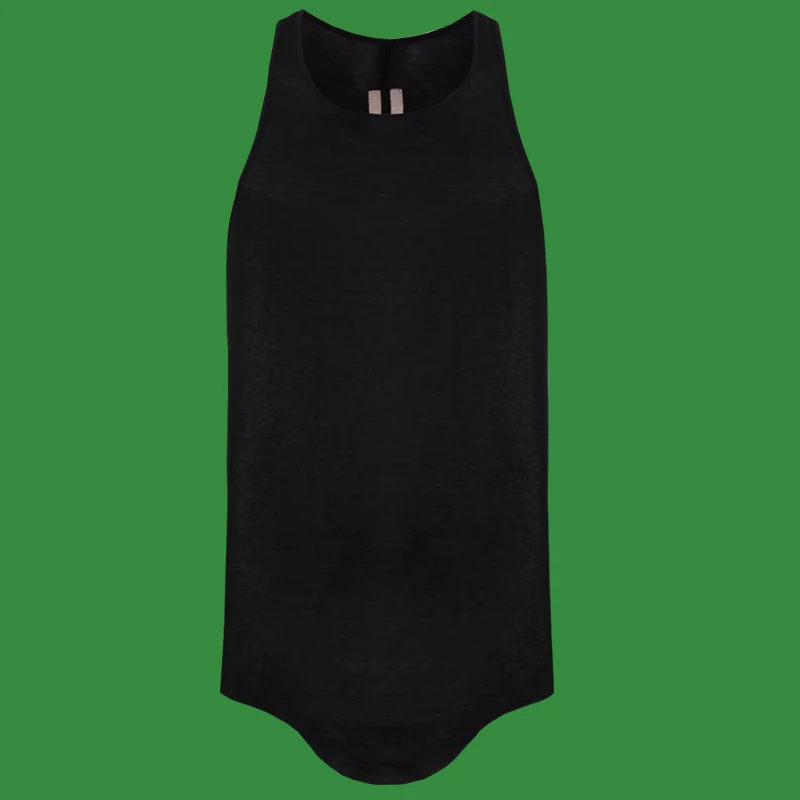 

Ультратонкий женский топ-безрукавка из смесовой шерсти, базовый слой для лета, молодежный стиль, облегающий крой, круглый вырез, без подкладки, для повседневной носки, в стиле High Street