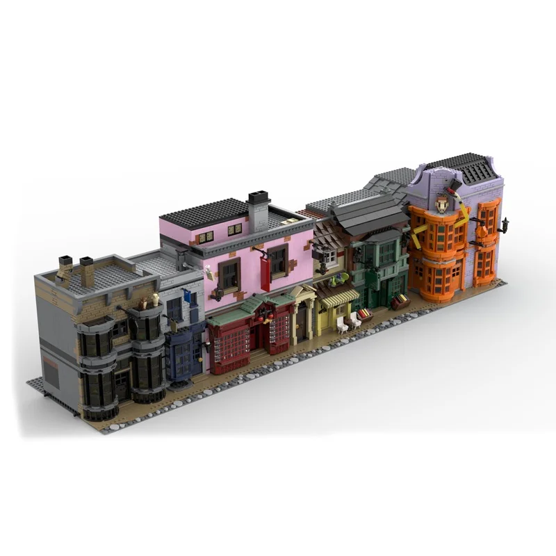 ตัวต่อโมเดลถนนไดแอนอนอลลี่ 7455 ชิ้น ของเล่นเด็ก ชุดตัวต่อ DIY ของขวัญคริสต์มาส ของขวัญวันเกิด เสริมสร้างการเรียนรู้