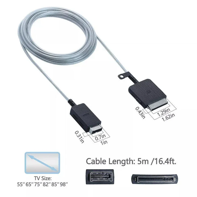 Nuevo Cable de conexión Invisible de TV 8K BN39-02436B para 75 "82" 85 "Q900RBF Q950RBTQE55Q950RBTXXC QE65Q950RBTXXC QE75Q950RBTXXC 5M