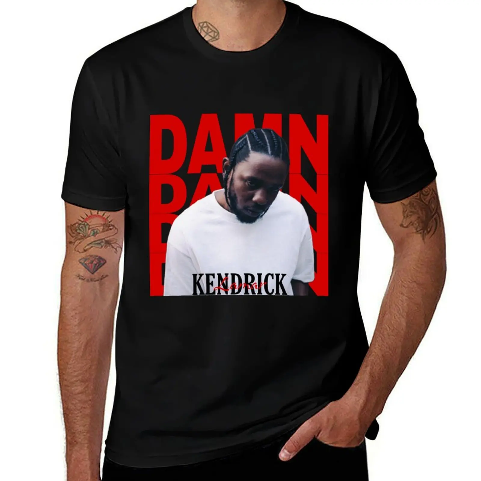 

Kendrick lamar dm T-Shir T-Shirt t shirts cotton 100% t shirts for man pack white man t shirt cotton T-Shirt