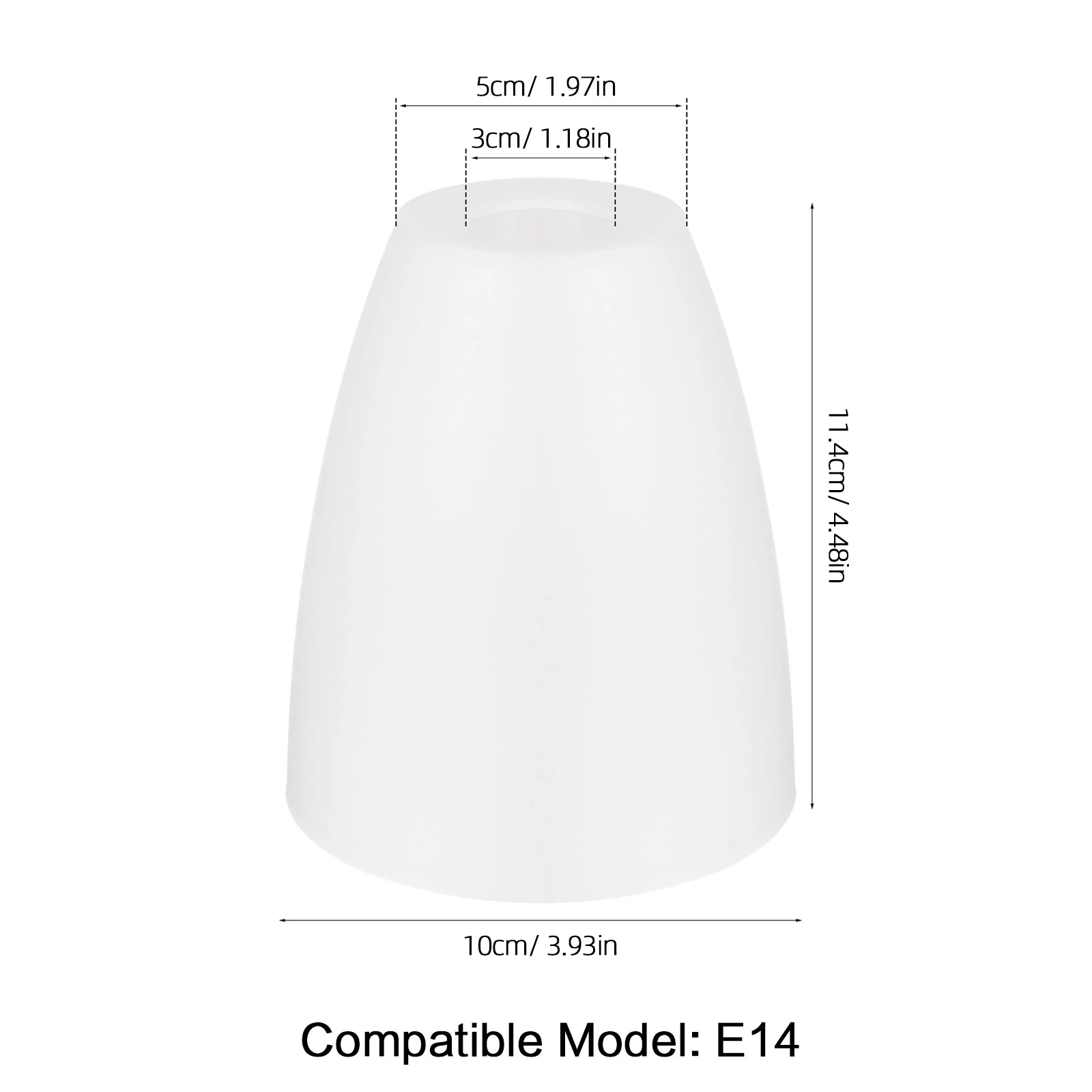 2pcs White Plastic Lampshade Easy Install Flat Top Lamp Cover 30mm Center Hole For Table Lamps Floor Lamps Lighting Accessories