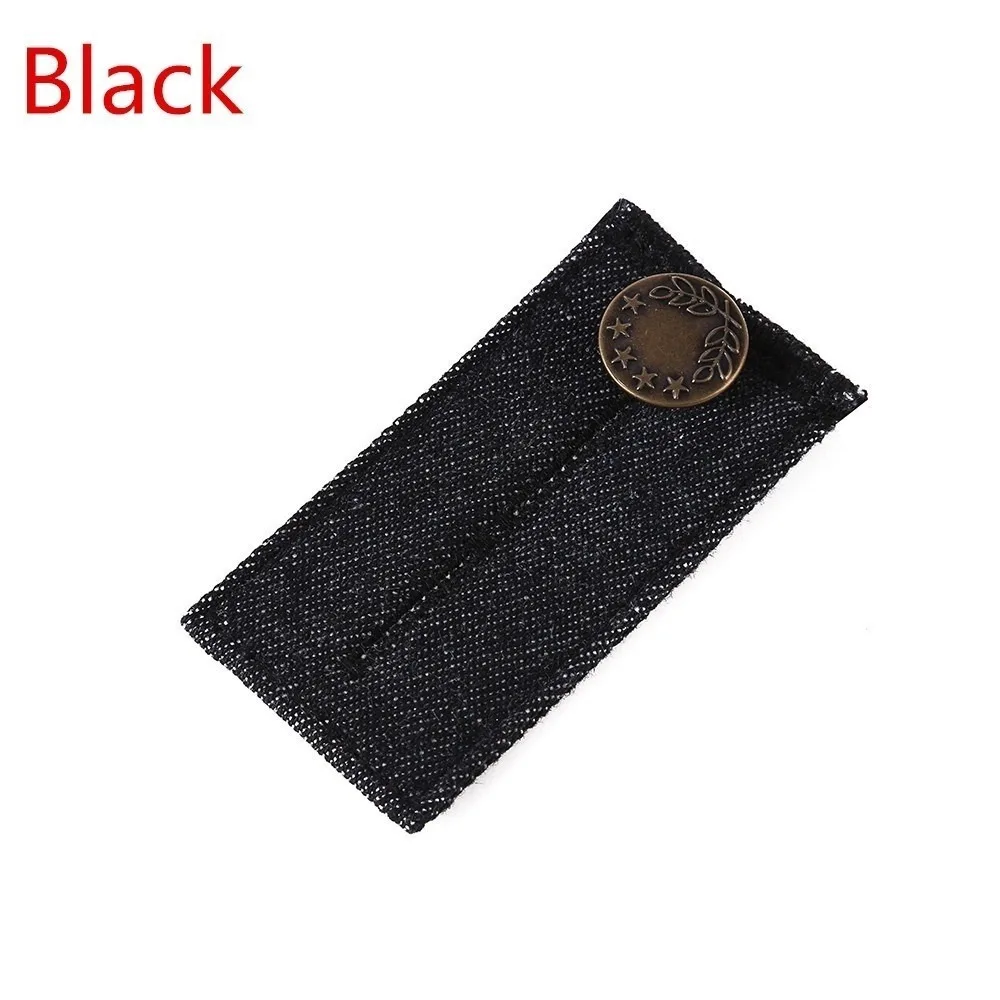 Jeans Waist Extender Button Trousers Waistband Expander Men Women Adjustment Waist Button Pants Extension Elastic Belt Buckle