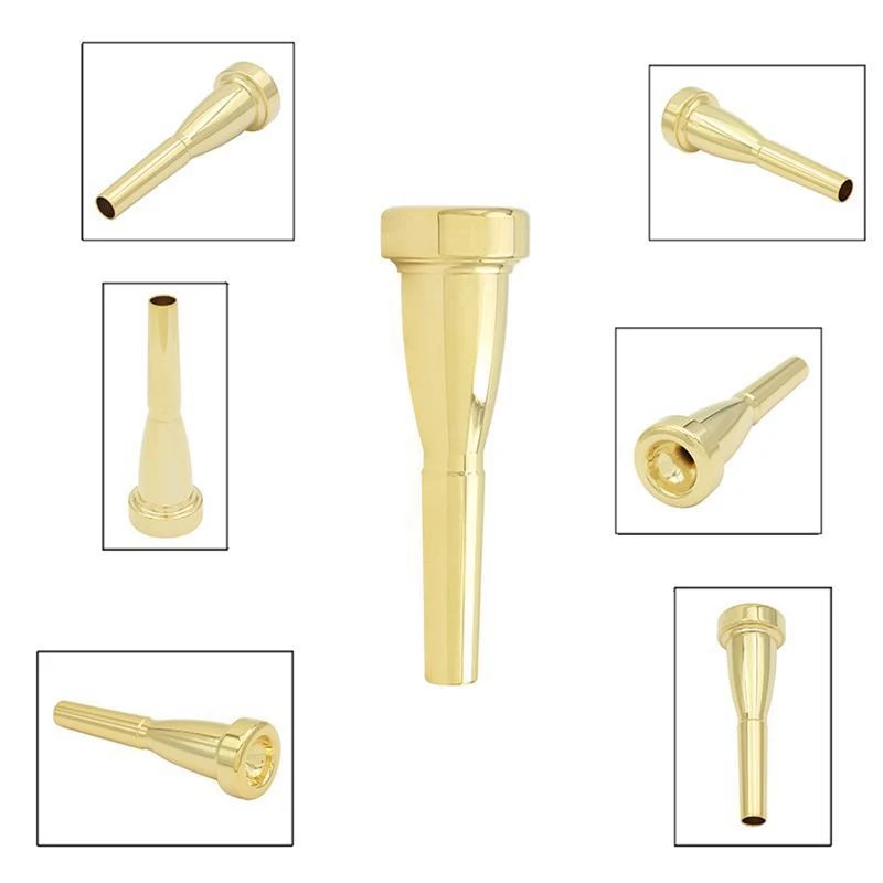 Trumpet Mouthpiece 3C 5C 7C Golden Trumpet Mouthpiece Trumpet Mouthpiece Musical Instrument Accessories