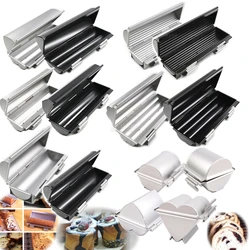 Open-and-Shut Toast Mold Fine 3002 Anodizing Nonstick Round Tubbiness Otagon Wavy Flower Shape Metal Bread Template DIY Bakeware