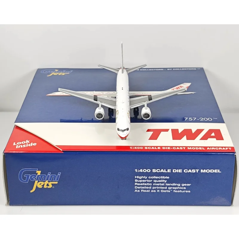 GeminiJets Diecast 1/400 Scale Universal Airlines B757-200 N725TW Alloy Model Toy Collection Decoration Toys