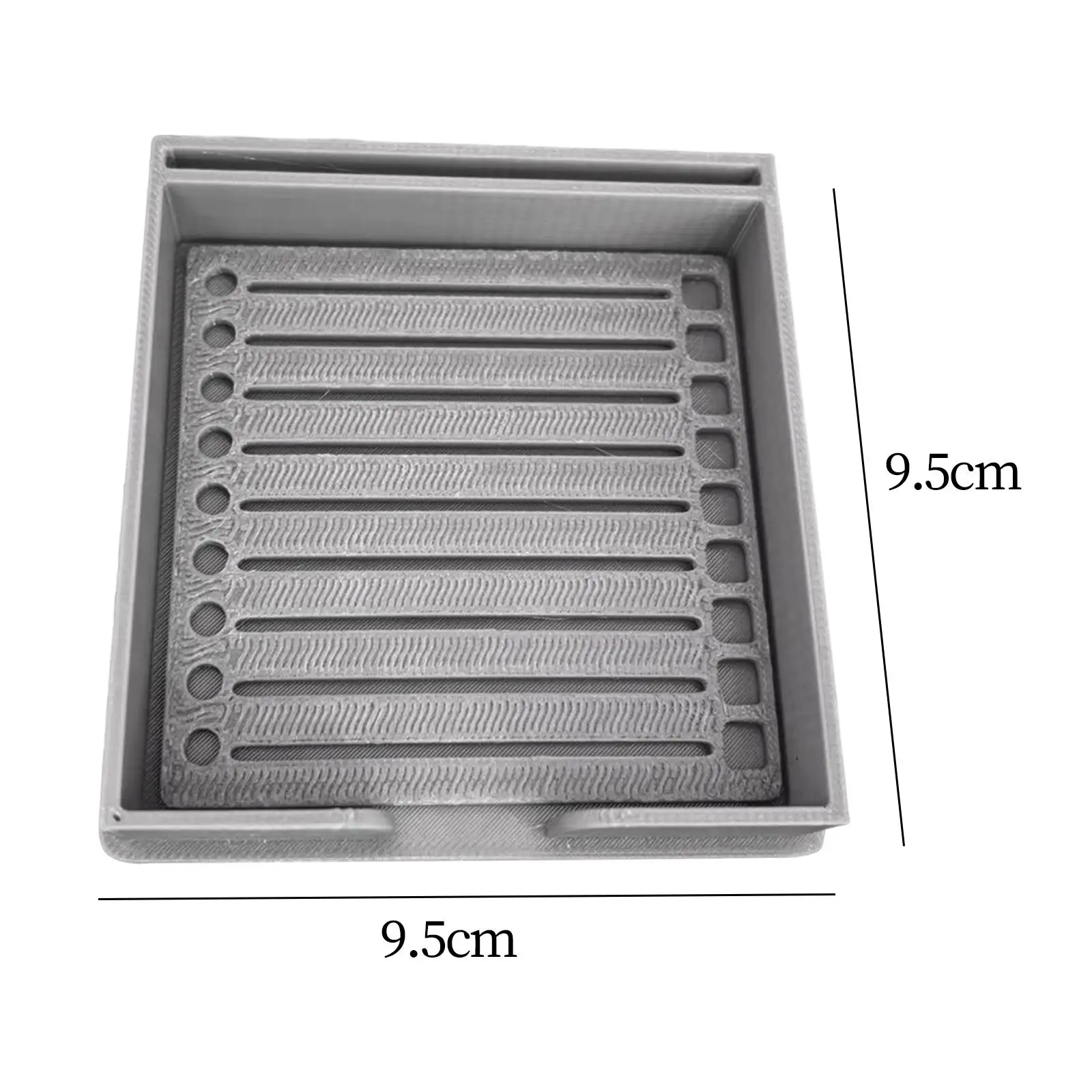 Sticky Notes Holder with Stencil Sticky Note Template for Office Dorm Room