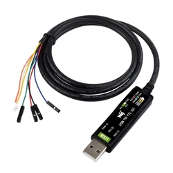 Przemysłowy kabel modułu szeregowego Waveshare USB do TTL (D) FT232RNL 300Bps-3Mbps dla Raspberry Pi 5 moduł debugowania portu szeregowego