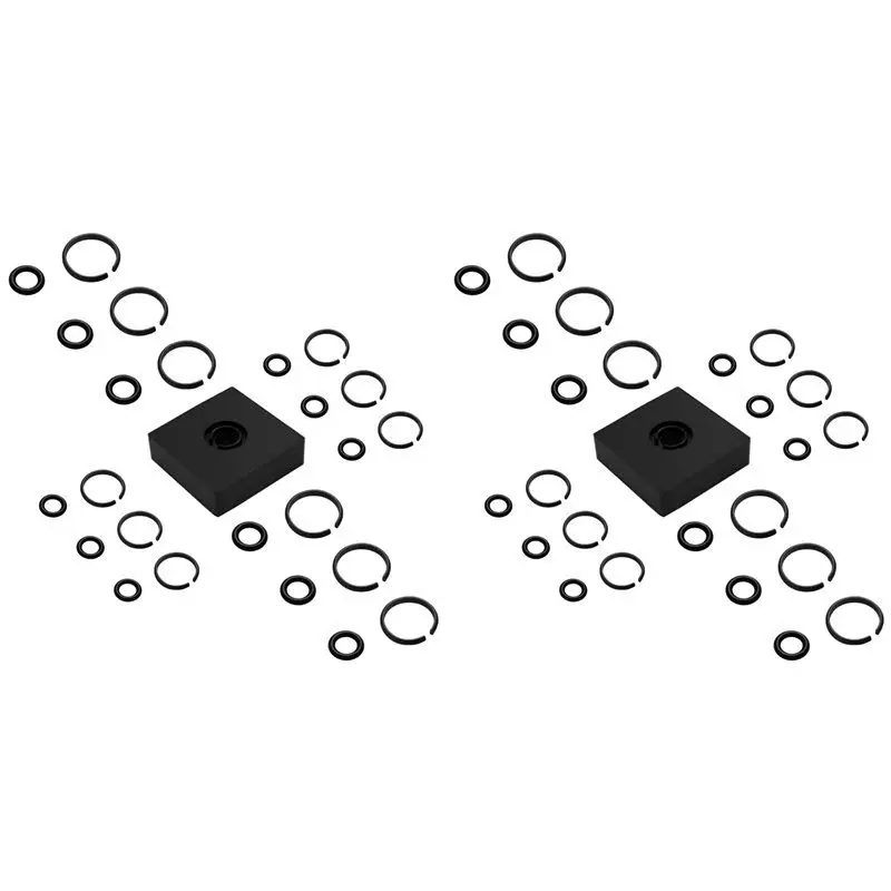 

ABUL-(12 + 12 комплектов) 1/2 дюйма и 3/8 дюйма, ударное стопорное кольцо, зажимное фрикционное кольцо с уплотнительным кольцом для ударного электрического/пневматического типа